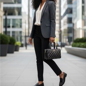 Chanel Black Quilted Leather Wild Stitch Handbag